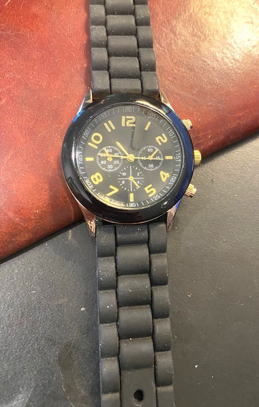 Women's 40mm Gold one and Black Darice Watch